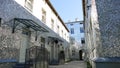 Rose Passage, mosaic glass building at Piotrkowska Street, City of Lodz, Poland Royalty Free Stock Photo