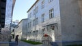 Rose Passage, mosaic glass building at Piotrkowska Street, City of Lodz, Poland Royalty Free Stock Photo