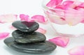 Rose petal spa Royalty Free Stock Photo