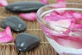 Rose petal spa Royalty Free Stock Photo