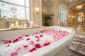 Rose Petal Spa Royalty Free Stock Photo