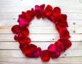 Rose Petals Border Royalty Free Stock Photo