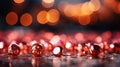 Rose pink glitter with gold sparkles background defocused abstract christmas lights Royalty Free Stock Photo
