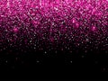Rose pink gold glitter confetti sparkle background Royalty Free Stock Photo