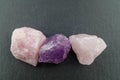 Rose quartz Amethyst