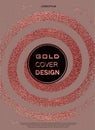 Modern and stylish minimal design. Copper glossy background. Metallic texture. Bronze metal .