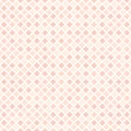 Rose rounded diamond pattern. Seamless vector background