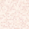 Rose rounded square pattern. Seamless vector background Royalty Free Stock Photo