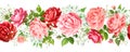 Rose seamless border