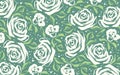 Rose seamless pattern background