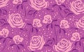 Rose seamless pattern background