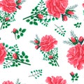 Rose seamless pattern-01