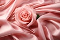 Rose silk themed background stock photo