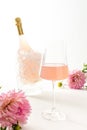 Rose sparkling wine