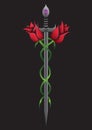 Rose sword