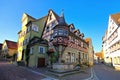 The Rose well in the town Weikersheim