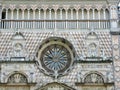 The rose window of the Colleoni Chapel