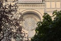 Rose window Hollandse Synagoge in Antwerp, Belgium Royalty Free Stock Photo