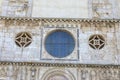 Rose window of a medieval church