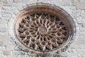 The Rose Window of Santo Agostinho da Graca church is the largest carved of a single stone slab in Portugal