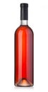 Rose wine bottle Royalty Free Stock Photo