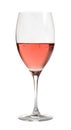 Rose wine in crystal glass, Royalty Free Stock Photo