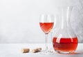 Rose wine Royalty Free Stock Photo
