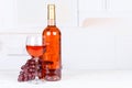 Rose wine grapes copyspace copy space Royalty Free Stock Photo
