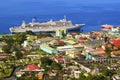 Panorama of Roseau, Dominica