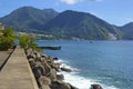 Roseau waterfront in Dominica, Caribbean