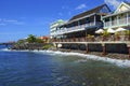 Roseau waterfront in Dominica, Caribbean