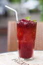 Roselle mocktail drink Royalty Free Stock Photo