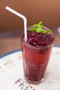 Roselle mocktail drink