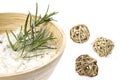 Rosemary bath. aromatherapy Royalty Free Stock Photo