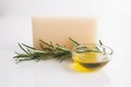 Rosemary Handmade Soap Royalty Free Stock Photo