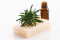 Rosemary Handmade Soap Royalty Free Stock Photo