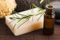 Rosemary Handmade Soap Royalty Free Stock Photo