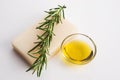 Rosemary Handmade Soap Royalty Free Stock Photo
