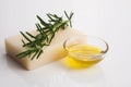 Rosemary Handmade Soap Royalty Free Stock Photo