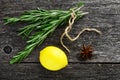 Rosemary and lemon Royalty Free Stock Photo