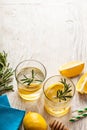 Rosemary lemonade cold cocktail drink