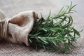 Rosemary in Small Burlap Bag