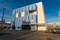 Rosemont, IL - APRIL 23, 202 : Exterior of iFly building for indoor skydiving