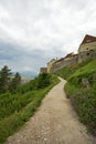 The Rosenau castle - Rasnov, Romania Royalty Free Stock Photo