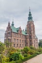 Rosenborg castle in Copenhagen, Denma Royalty Free Stock Photo