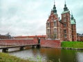 The Rosenborg is a castle in Copenhagen Royalty Free Stock Photo