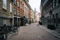 RosengÃÂ¥rden, a narrow street in Copenhagen, Denmark.