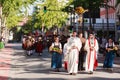 Rosenheim, Germany, 09/04/2016: Harvest festival parade in Rosenheim