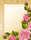 Roses background Royalty Free Stock Photo