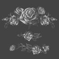 Roses design elements